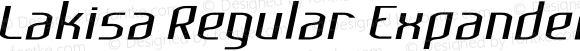 Lakisa Regular Expanded Italic
