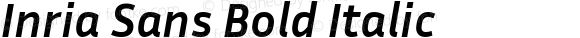 Inria Sans Bold Italic