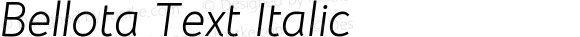 Bellota Text Italic