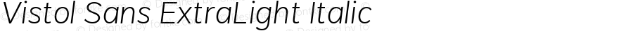 VistolSans-ExtraLightItalic