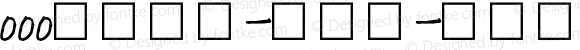 000阿彭字造-钢笔体-陈代明硬笔体 Regular 