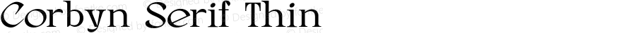 Corbyn Serif Thin