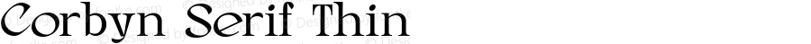 Corbyn Serif Thin