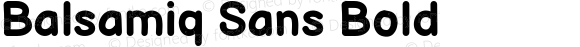 Balsamiq Sans Bold