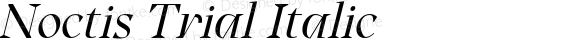 Noctis Trial Italic