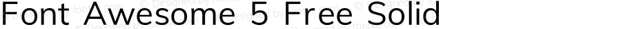 Font Awesome 5 Free Solid