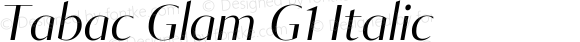 Tabac Glam G1 Italic