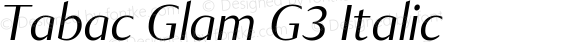 Tabac Glam G3 Italic