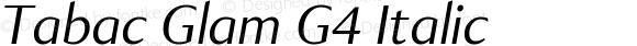 Tabac Glam G4 Italic