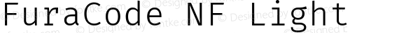 Fura Code Light Nerd Font Complete Mono Windows Compatible