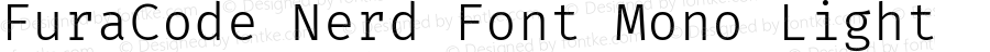 Fura Code Light Nerd Font Complete Mono