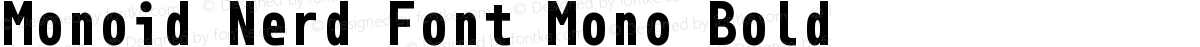 Monoid Nerd Font Mono Bold