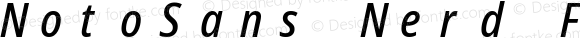 NotoSans Nerd Font Mono Condensed Medium Italic