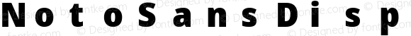 Noto Sans Display Black Nerd Font Complete Mono Windows Compatible