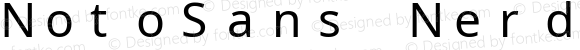 Noto Sans Regular Nerd Font Complete Mono