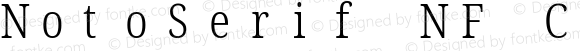 NotoSerif NF Condensed Light