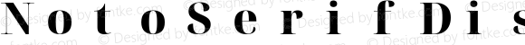 Noto Serif Display ExtraBold Nerd Font Complete Mono