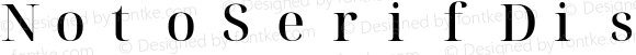 Noto Serif Display Medium Nerd Font Complete Mono