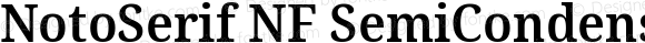 NotoSerif NF SemiCondensed SemiBold