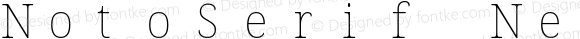 NotoSerif Nerd Font Mono Thin