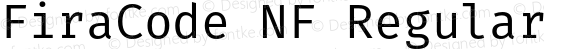 Fira Code Regular Nerd Font Complete Windows Compatible