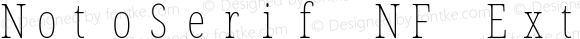 NotoSerif NF ExtraCondensed Thin