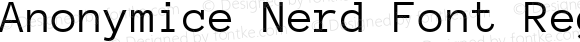 Anonymice Nerd Font Regular