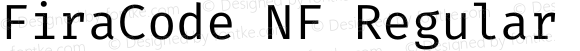 Fira Code Regular Nerd Font Complete Windows Compatible