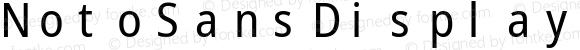 Noto Sans Display SemiCondensed Nerd Font Complete Mono Windows Compatible