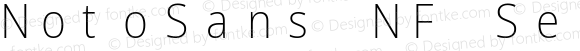 Noto Sans SemiCondensed ExtraLight Nerd Font Complete Mono Windows Compatible