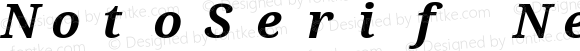 NotoSerif Nerd Font Mono Bold Italic