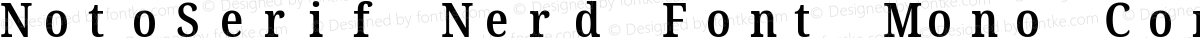 NotoSerif Nerd Font Mono Condensed SemiBold