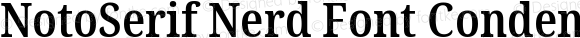 NotoSerif Nerd Font Condensed SemiBold