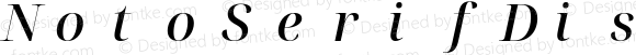 Noto Serif Display Medium Italic Nerd Font Complete Mono