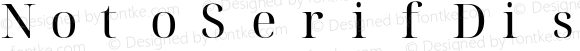 Noto Serif Display Regular Nerd Font Complete Mono