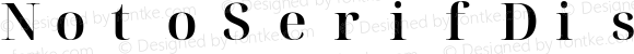 Noto Serif Display SemiBold Nerd Font Complete Mono