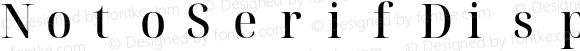 Noto Serif Display SemiCondensed Medium Nerd Font Complete Mono