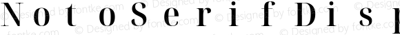 Noto Serif Display SemiCondensed SemiBold Nerd Font Complete Mono