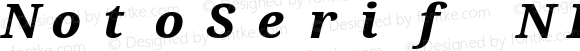 NotoSerif NF ExtraBold Italic