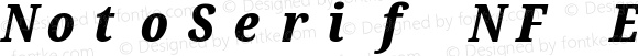 NotoSerif NF ExtraCondensed Black Italic