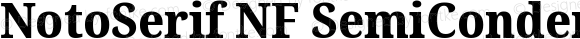 NotoSerif NF SemiCondensed ExtraBold