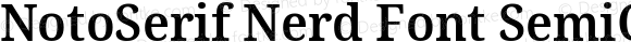 NotoSerif Nerd Font SemiCondensed SemiBold