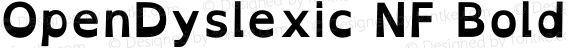 OpenDyslexic Bold Nerd Font Complete Windows Compatible