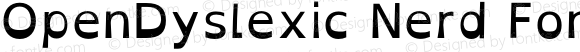 OpenDyslexic Nerd Font Regular
