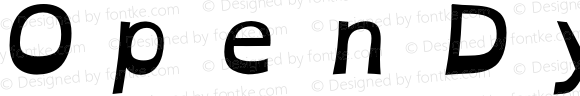 OpenDyslexicAlta Bold Italic Nerd Font Complete Mono