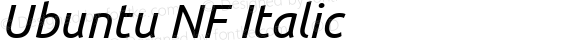 Ubuntu Italic Nerd Font Complete Windows Compatible