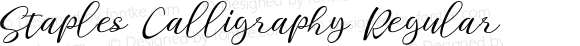 Staples Calligraphy Regular