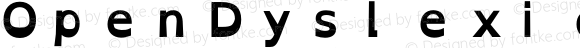 OpenDyslexicAlta Bold Nerd Font Complete Mono