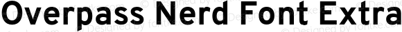 Overpass ExtraBold Nerd Font Complete