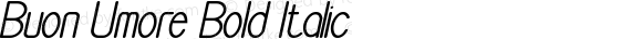 Buon Umore Bold Italic